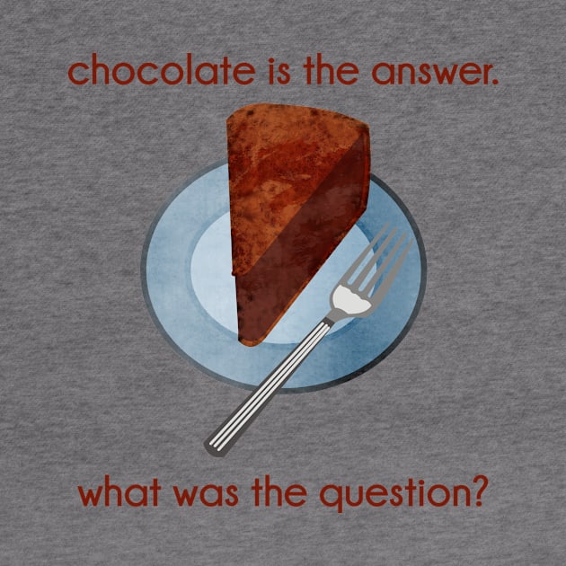 Chocolate is the Answer by evisionarts